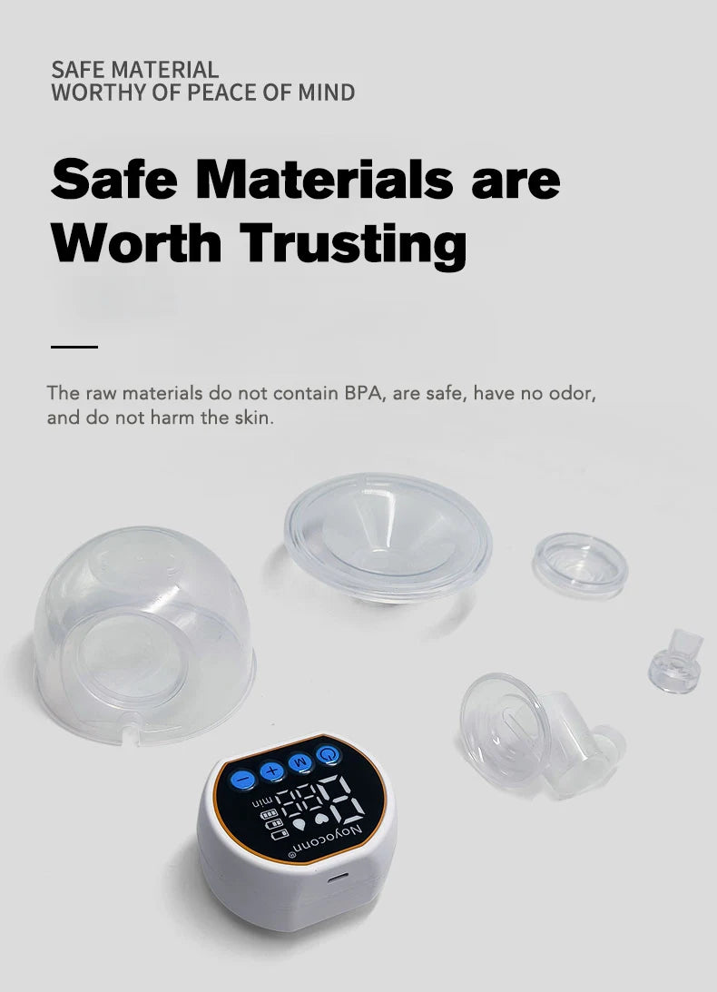 Portable Double-Sided Wearable Smart Breast Pump