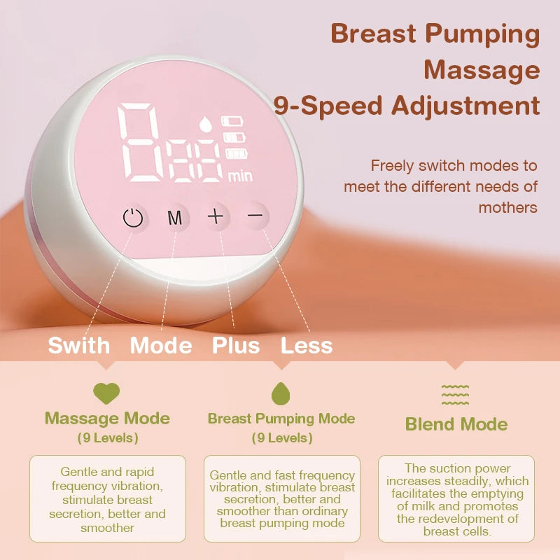 Intelligent Integrated High Suction Electric Breast Pump