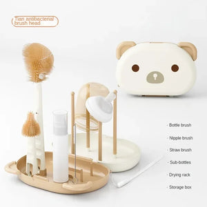 Portable Baby Bottle Cleaner Brush Set