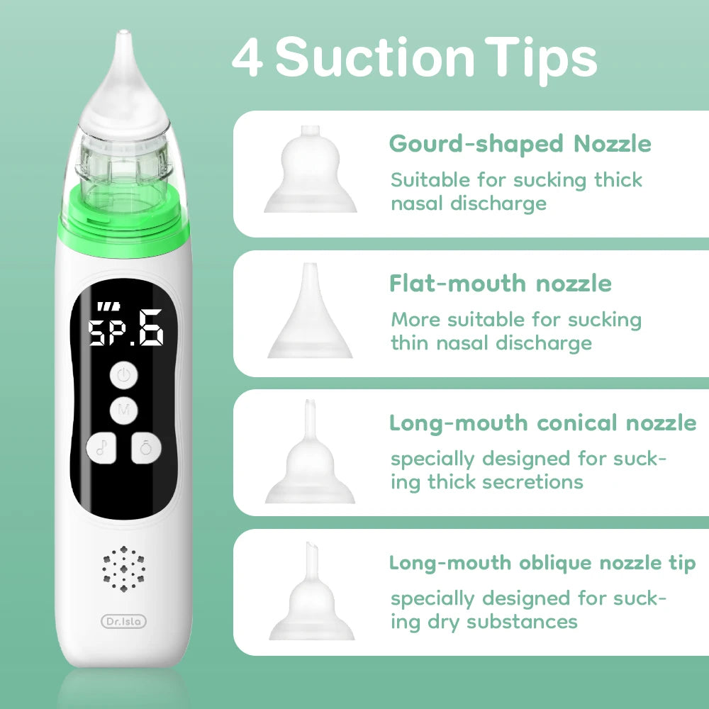 Dr. Isla Electric Nasal Aspirator for Newborns & Infants