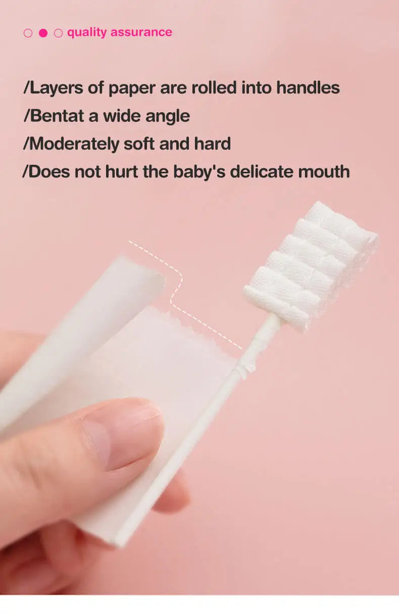 Dr. Isla Baby Tongue Cleaner Disposable Gauze Toothbrush