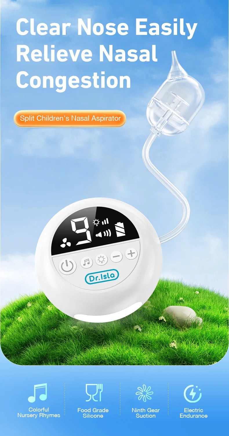 Dr. Isla Electric Nasal Aspirator with Built-In Music & Night Light