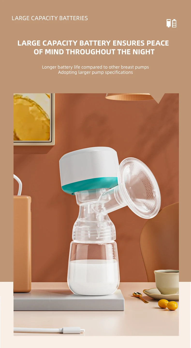 Dr.Isla Portable Electric Breast Pump with 180ml Bottle