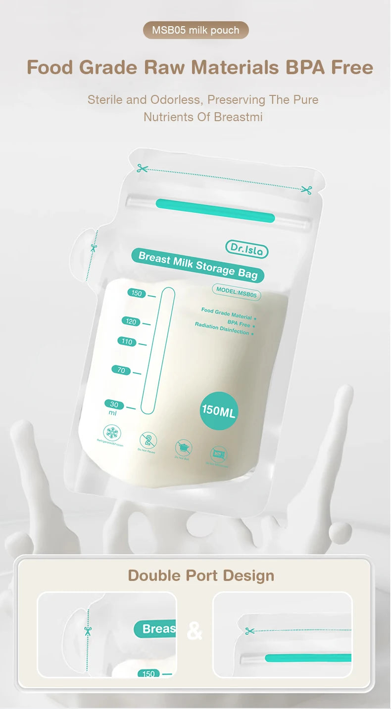 Dr.Isla Disposable Breast Milk Storage Bags