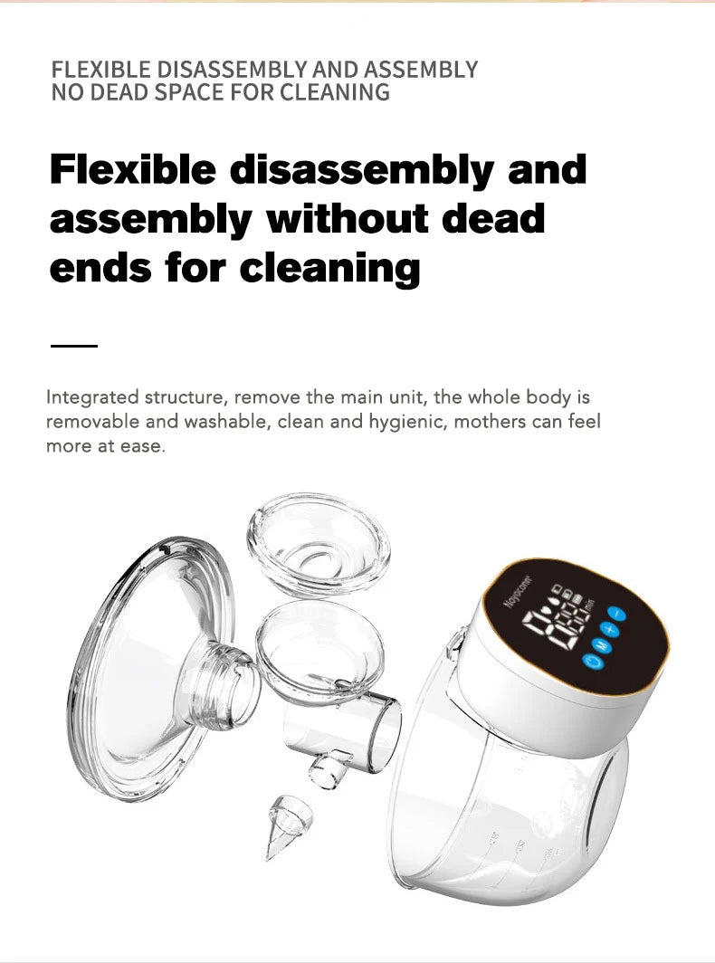 Portable Double-Sided Wearable Smart Breast Pump