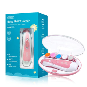 Dr. Isla Electric Baby Nail Clipper with LED Light & 4-Speed Adjustment