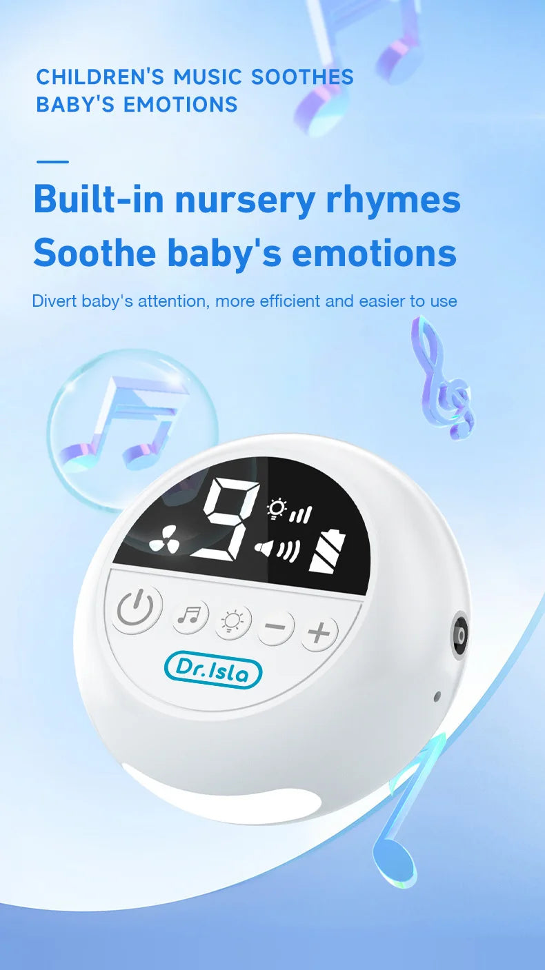 Dr. Isla Electric Nasal Aspirator with Built-In Music & Night Light