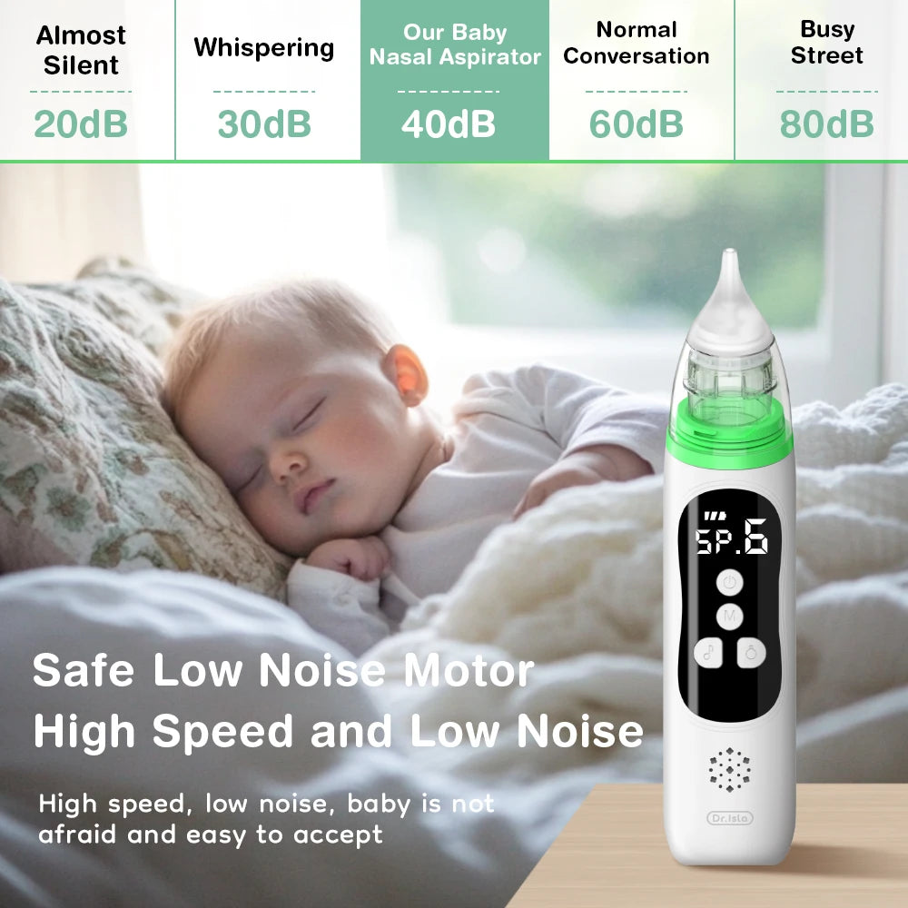 Dr. Isla Electric Nasal Aspirator for Newborns & Infants