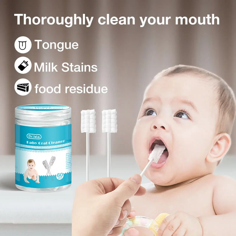 Dr. Isla Baby Tongue Cleaner Disposable Gauze Toothbrush