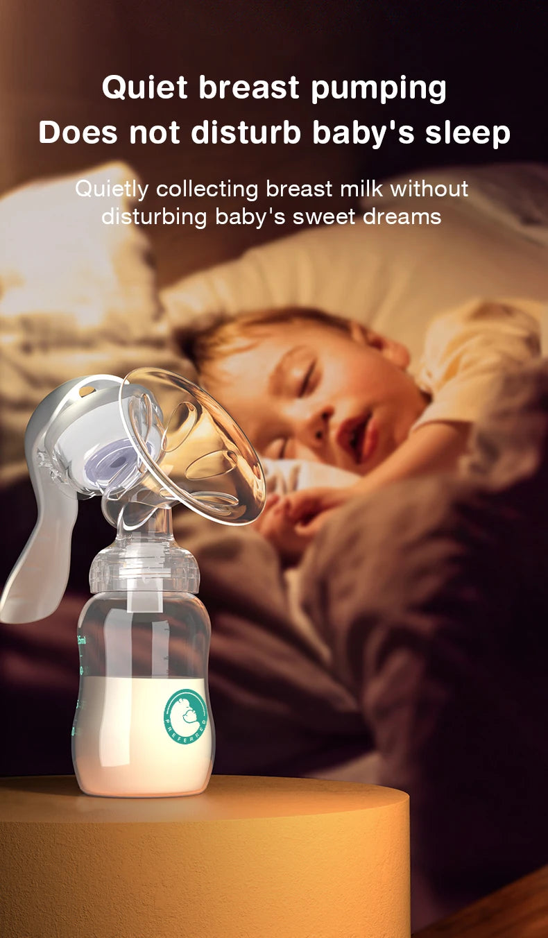 Manual Breast Pump Baby Nipple Suction